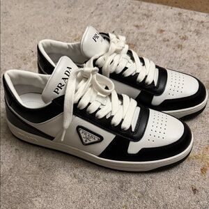 Prada Women’s Monochrome Sneakers super comfortable and sleek looking shoes.